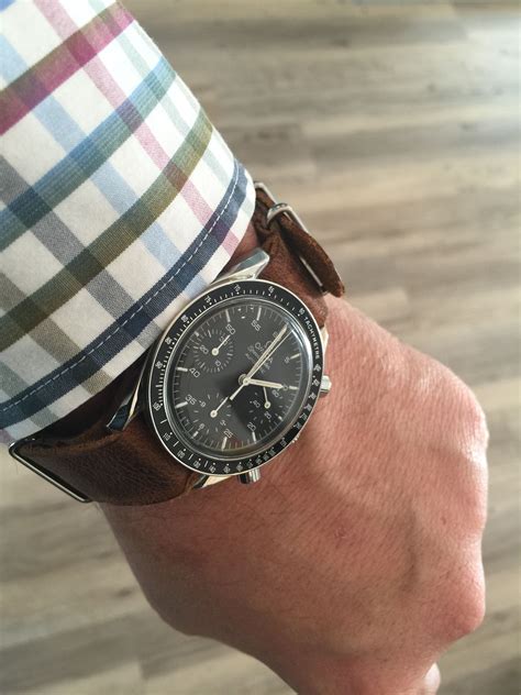 omega speedmaster reduced strap|More.